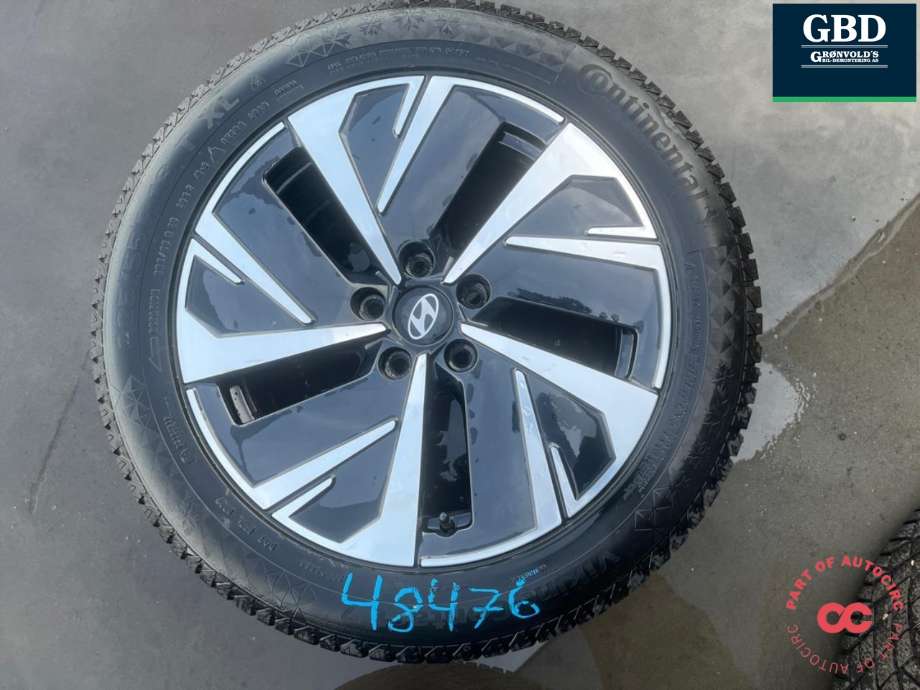 Hjulsett aluminium vinter til Hyundai Ioniq 6 2023-->> (CONTINENTAL|225-55R18|PROD 0123 5|99MM|7|5JX18H2 ET51)