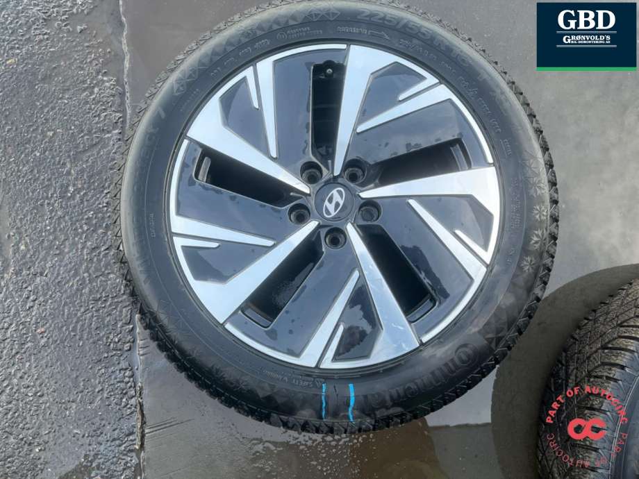 Hjulsett aluminium vinter til Hyundai Ioniq 6 2023-->> (CONTINENTAL|225-55R18|PROD 0123 5|99MM|7|5JX18H2 ET51)