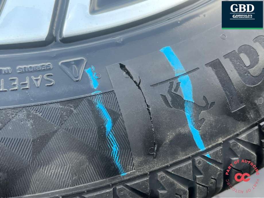Hjulsett aluminium vinter til Hyundai Ioniq 6 2023-->> (CONTINENTAL|225-55R18|PROD 0123 5|99MM|7|5JX18H2 ET51)