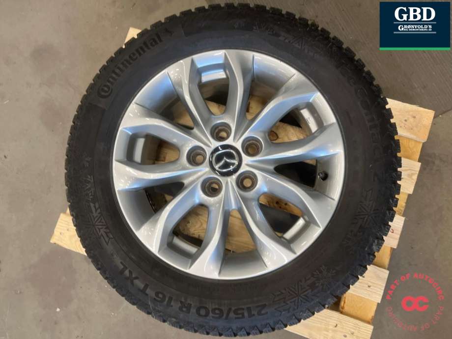Hjulsett aluminium vinter til Mazda CX-3 2015-2022  (CONTINENTAL|215-60R16|PROD 4415     6|17MM|6|5JX16FH    ET50)