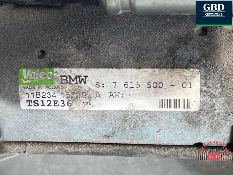 Starter til BMW 5-Serie 2010-2017 (F10/F11) (F10/F11) (12 41 7 616 500|)