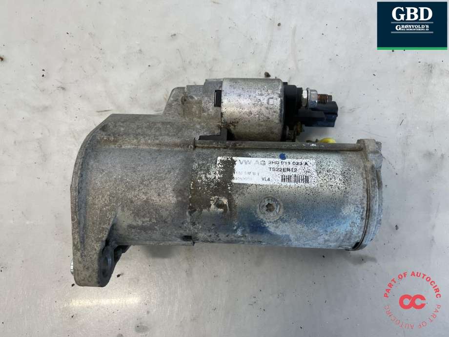 Starter diesel til VW Amarok, 2010-2016 (Type I, Fase 1)  (2H0 911 023 F)