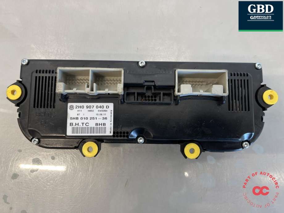 Varmeapparat betjening til VW Amarok 2010-2016 (Type I, Fase 1)  (2H0 907 040 E|)