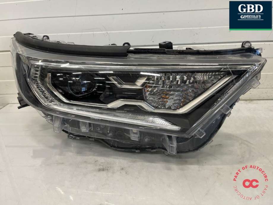 Frontlykt høyre full-LED til Toyota RAV4, 2019-->> (Type V)  