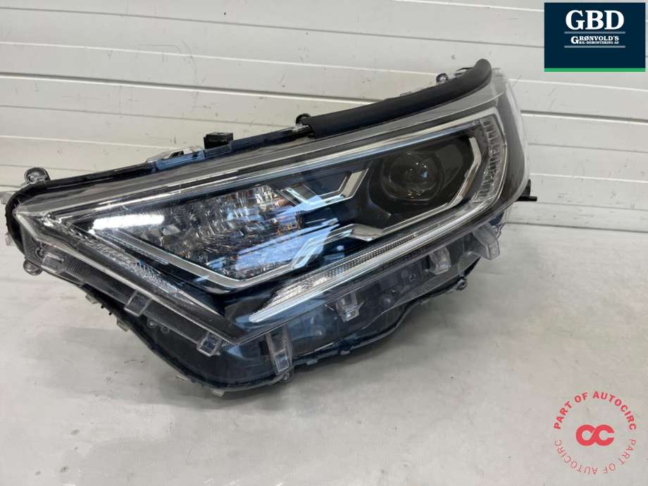 Frontlykt venstre full-LED til Toyota RAV4, 2019-->> (Type V)  