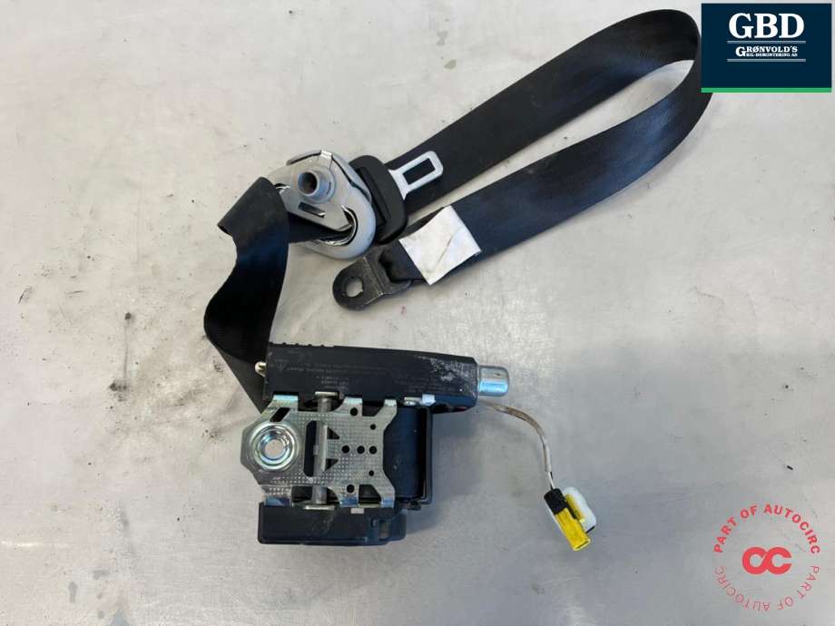 Sikkerhetsbelte foran høyre til VW Caddy 2010-2015 (Type III, Fase 2)  (2K5 857 806 B|2K5 857 806 B  RYV|)