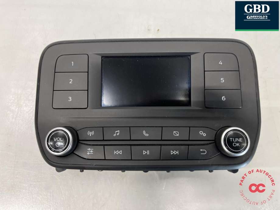 Bilstereo navigasjon skjerm til Ford Transit Custom, 2013-2023 (Type I)  