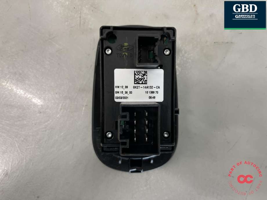 Bryter ruteheis førerdørspanel til Ford Transit Custom 2013-2023 (Type I)  