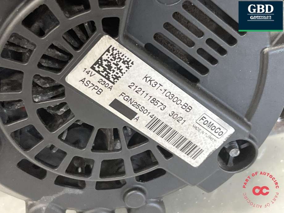 Dynamo diesel til Ford Transit Custom 2013-2023 (Type I)  
