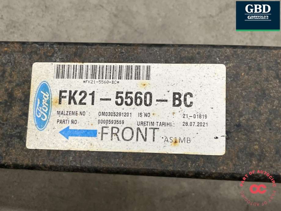 Fjær bak bladfjær til Ford Transit Custom 2013-2023 (Type I)  