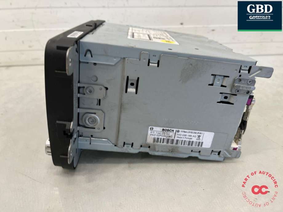 Bilstereo til VW Caddy 2010-2015 (Type III, Fase 2)  (1K0 057 186 B|1K0 035 186 AQ|)