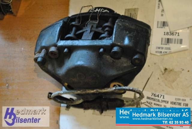 Bremsecaliper venstre foran til Alfa Romeo 75 1985-1992  
