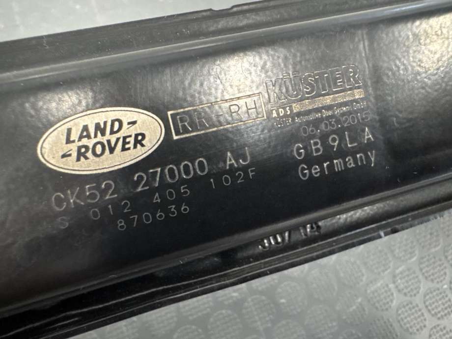 Ruteheis høyre bak til Land Rover Range Rover 2013-->> (Type IV)  (CK5227000AJ|LR083206|0130822783)