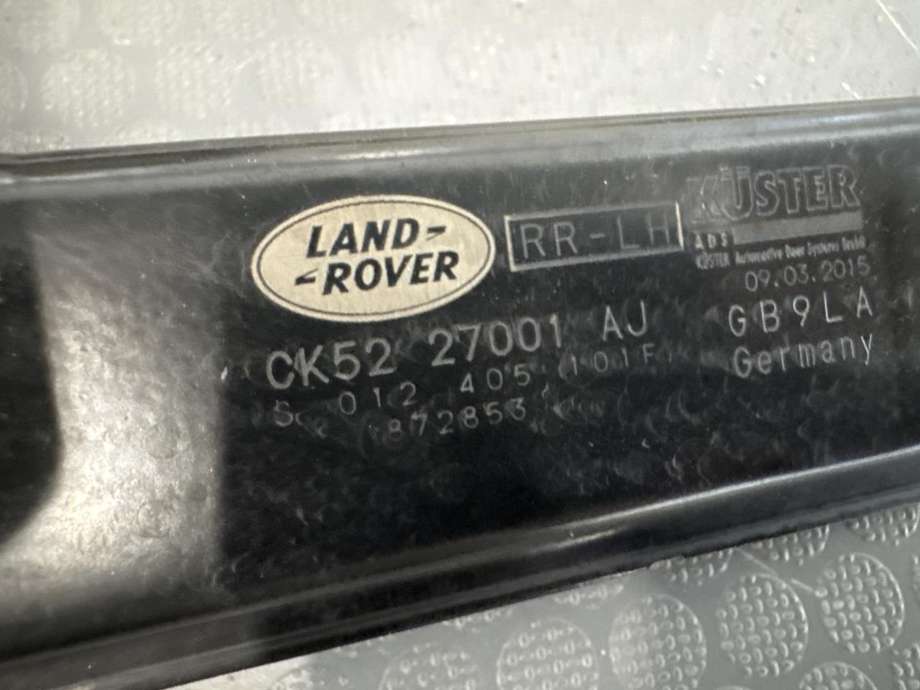 Ruteheis venstre bak til Land Rover Range Rover 2013-->> (Type IV)  (CK5227001AJ|LR153960|0130822782)
