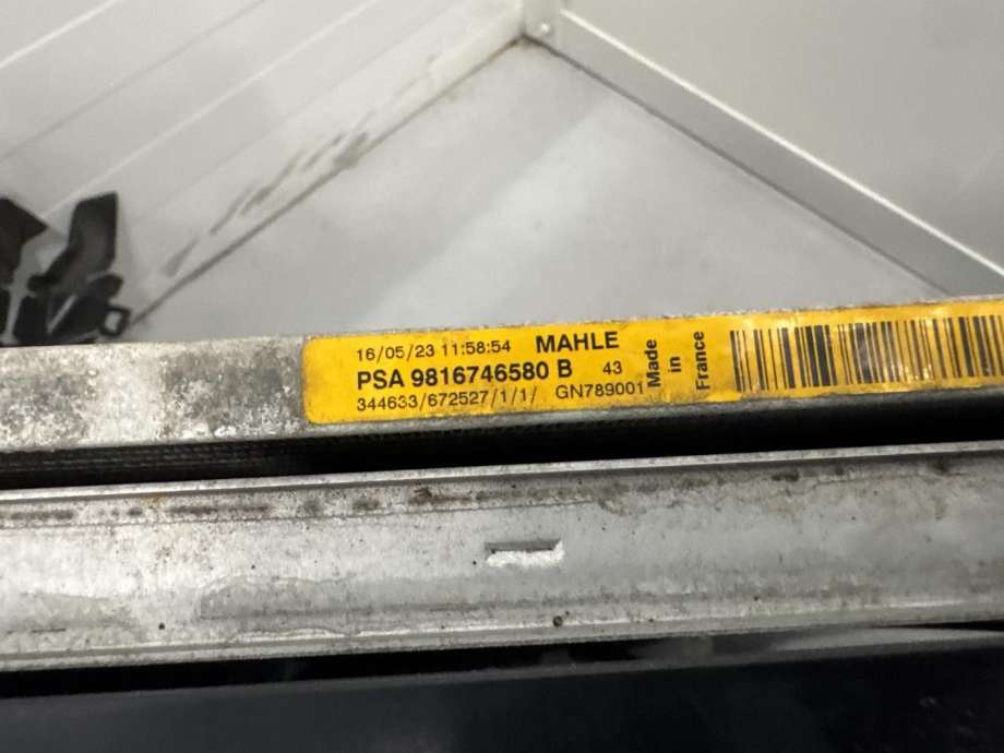 Radiatorpakke til Toyota Proace 2016-->> (Type II)  (SU001A3638|SU001A4737|9805897480-01)