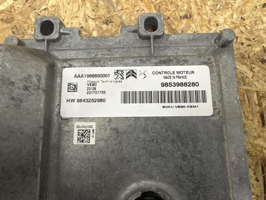 Styreenhet motor til Toyota Proace 2016-->> (Type II)  (|9853988280)