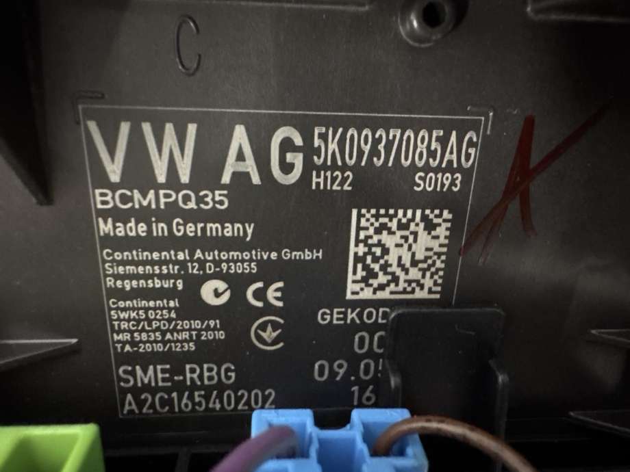 Styreenhet comfort (BCM) til VW Caddy 2020-->> (Type IV) (5K0937085AG|)