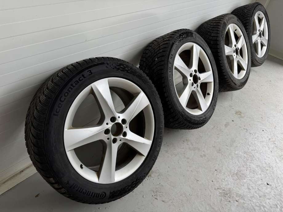 Hjulsett aluminium vinter til Mercedes ML 2011-2015 (Fase 1) (W166) (W166) (A1664010202| 8|5X19 ET59 Ø66.6|DATO (1322) 4MM|PIGGDEKK 255/50/19 T)