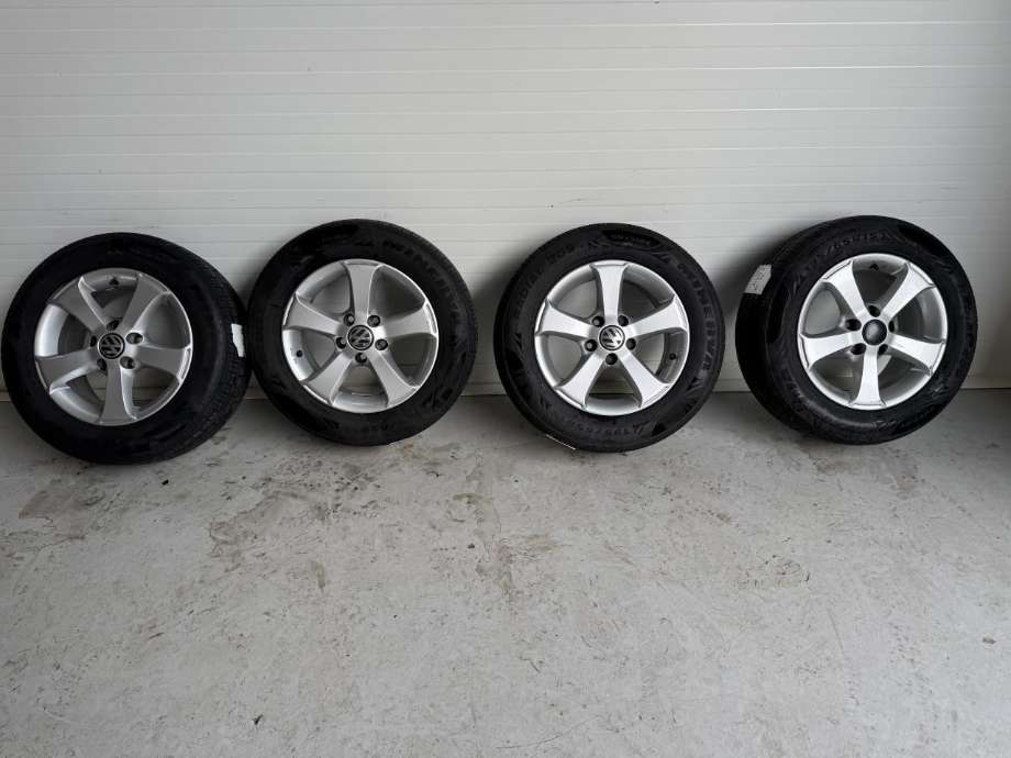 Hjulsett aluminium sommer til VW Caddy, 2015-2020 (Type III, Fase 3)  (195/65/15  95T)