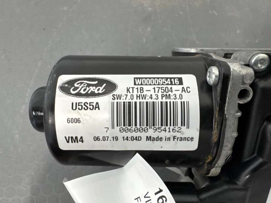Viskermotor foran venstre til Ford Transit Connect 2018-->> Type II, Fase 2  (KT1B17504AC|)