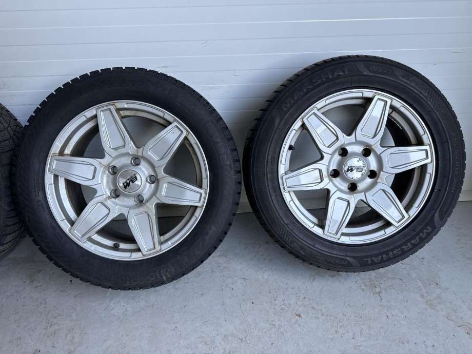 Hjulsett aluminium vinter til VW Transporter / Caravelle 2015-2019 (T6) (T6) (2 STK 255/55/7 99H DATO 17/22 6MM|2STK 225/55/17 101T DATO:12/20 8MM|7|5JX17 ET45)