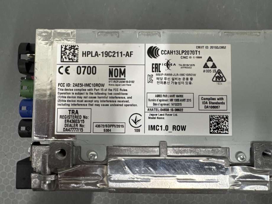 Bilstereo navigasjon til Land Rover Discovery 2017-->> (Type V)  (HPLA-19C211-AF|)