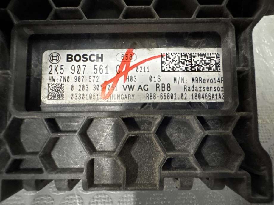 Sensor radar til VW Caddy 2015-2020 (Type III, Fase 3)  (2K5907561C|)