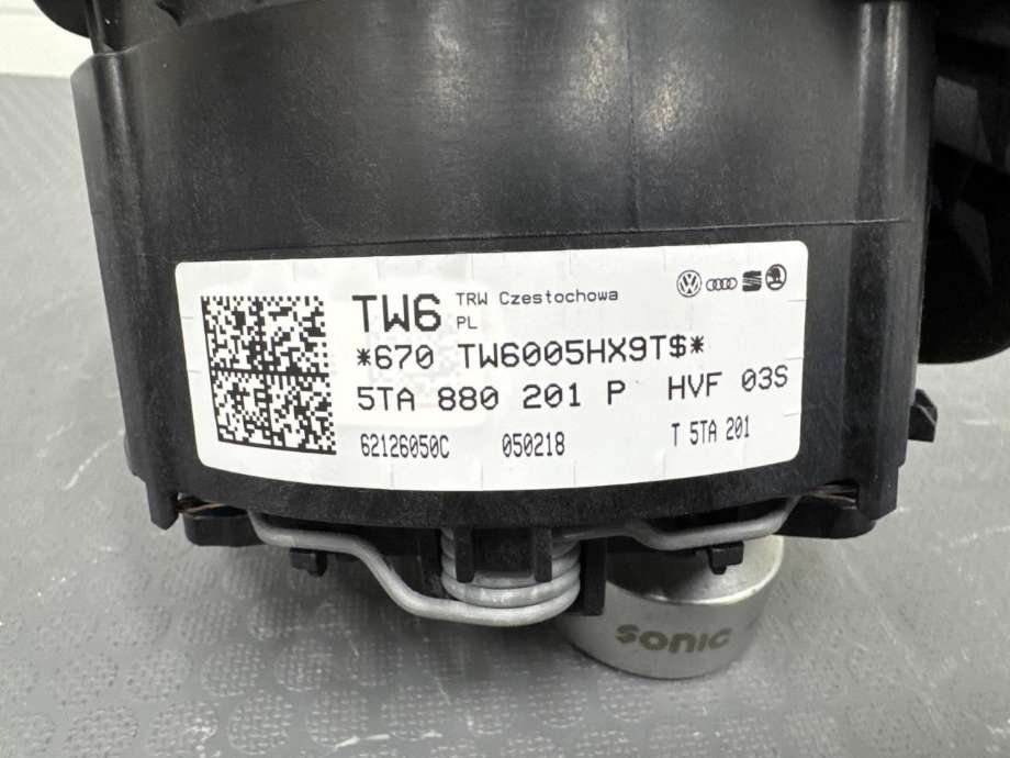 Airbag rattpute til VW Caddy 2015-2020 (Type III, Fase 3)  (5TA 880 201 P|5TA880201AC|)