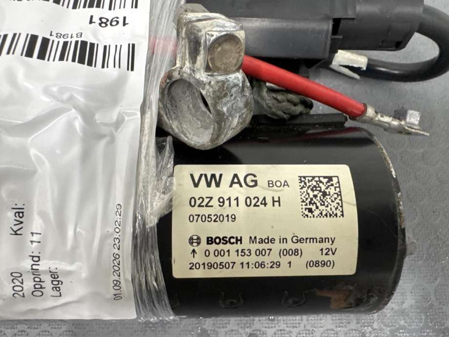 Starter til VW Caddy 2015-2020 (Type III, Fase 3) (02Z911024H|)