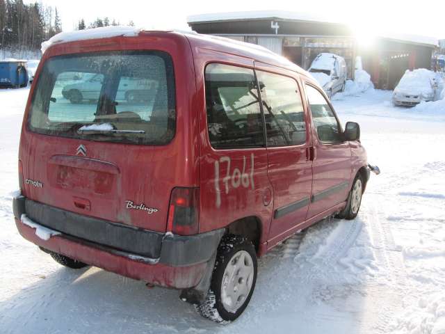 Citroën Berlingo 1996-2002 (Type I, Fase 1) , Motorkode: , Girkassekode: 