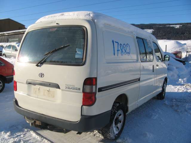 Toyota Hiace 1996-2001 (Fase 1) , Motorkode: , Girkassekode: 