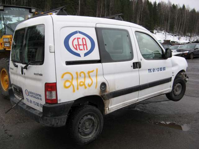 Peugeot Partner 2002-2008 (Type I, Fase 2) , Motorkode: , Girkassekode: 