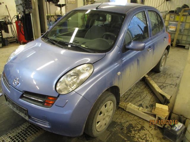 Nissan Micra 2003-2010 (K12) (K12), Motorkode: CG12DE, Girkassekode: 