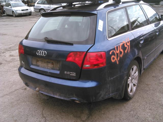 Audi A4 2004-2008 (Type III) (B7) (B7), Motorkode: BPW, Girkassekode: