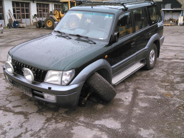 Toyota Land Cruiser 90 1996-2002 delebil , Motorkode: 1KD-FTV, Girkassekode: 