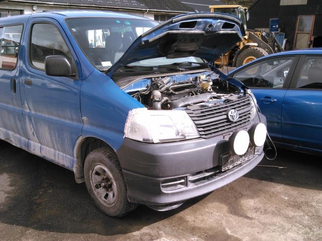 Toyota Hiace 2007-2012 (Fase 3) , Motorkode: 2KD-FTV, Girkassekode: 