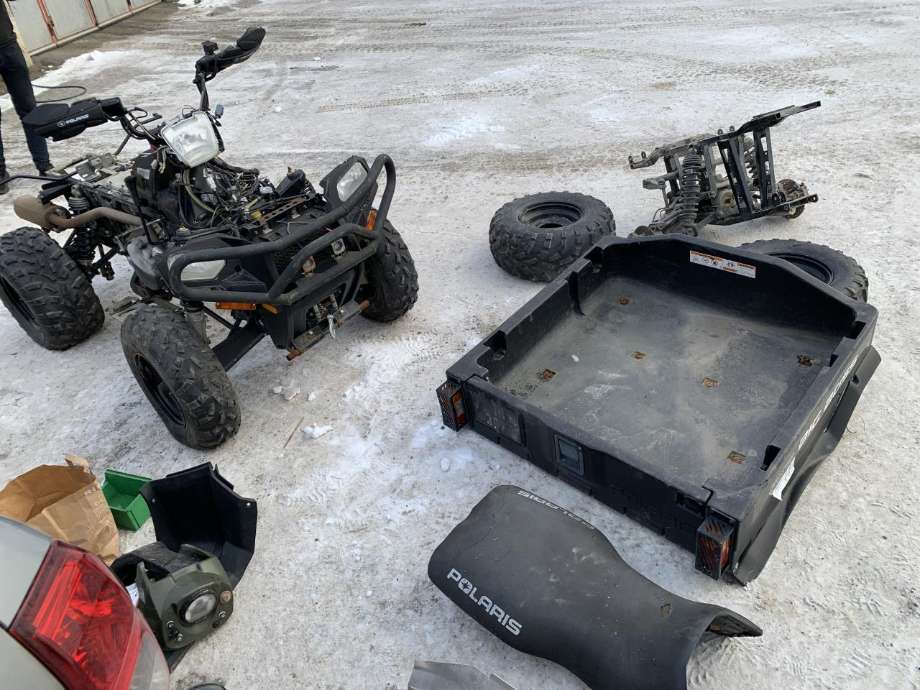 Snøscooter Polaris øvrige 0-->> delebil , Motorkode: POLARIS AGR 800I, Girkassekode: 
