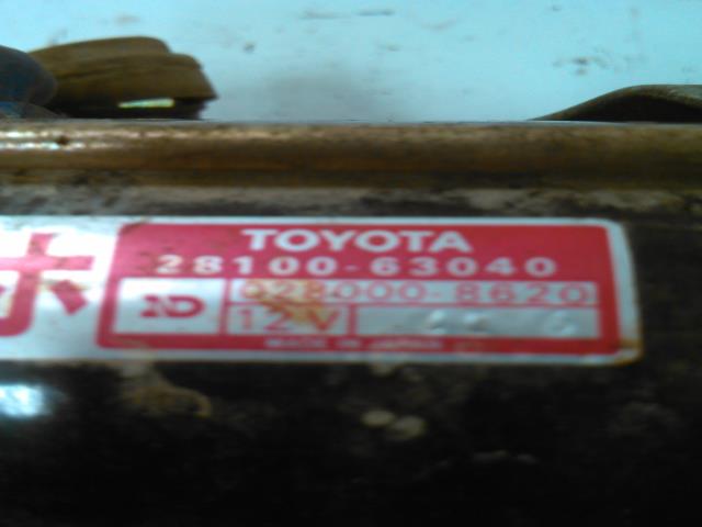 Starter til Toyota Camry 1983-1987  