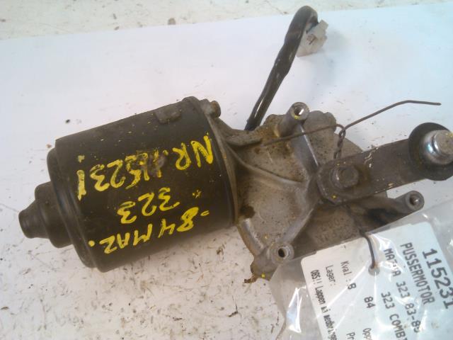 Viskermotor frontrute til Mazda 323, 1983-1985