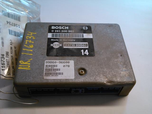 Styreenhet forgasser til Nissan Micra, 1993-1997 (Fase 1) (K11) (K11) (BOSCH|0 261 200 965)