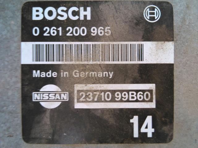 Styreenhet forgasser til Nissan Micra 1993-1997 (Fase 1) (K11) (K11) (BOSCH|0 261 200 965|)
