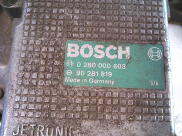 Luftmengde/luftmassemåler til Opel Omega A 1986-1990 (BOSCH|0 280 000 603|)