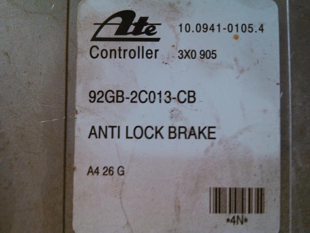 Styreenhet ABS til Ford Scorpio 1992-1994  (ATE|92GB-2C013-CB|)