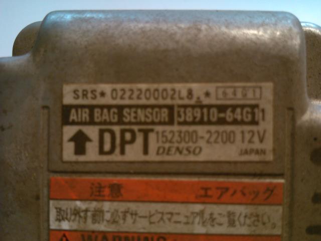 Airbag elektronikk til Suzuki Baleno 1995-1998 (Fase 1)  (DENSO|38910-64G11|02220002L8|DPT152300-2200)