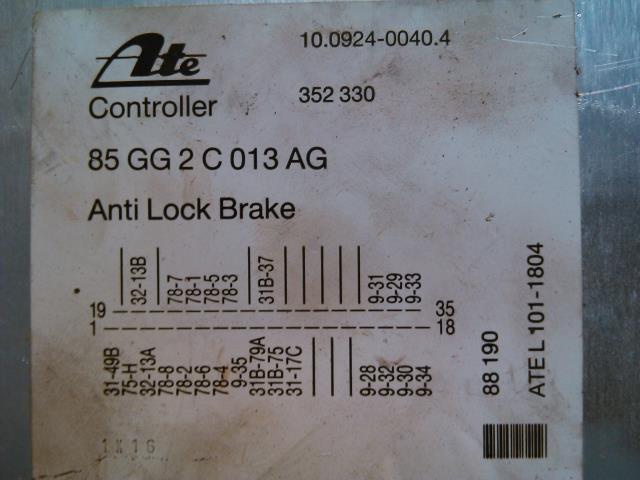 Styreenhet ABS til Ford Scorpio 1992-1994 (ATE|L101-1804|)