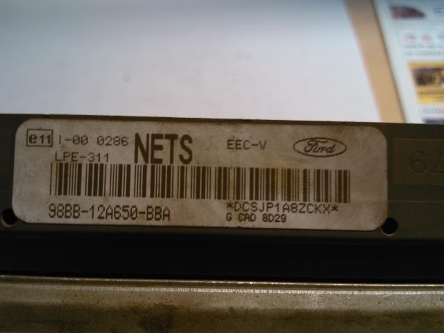 Styreenhet motor til Ford Mondeo 1997-2000 (Type II)  (98BB-12A650-BBA|)
