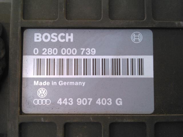 Styreenhet forgasser til VW Jetta 1985-1992  (BOSCH|0 280 000 739|443907403G|)