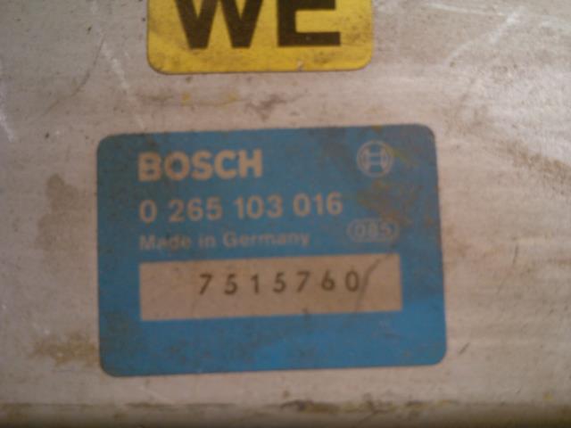 Styreenhet ABS til Opel Senator B 1987-1993  (BOSCH|0 265 103 016|)