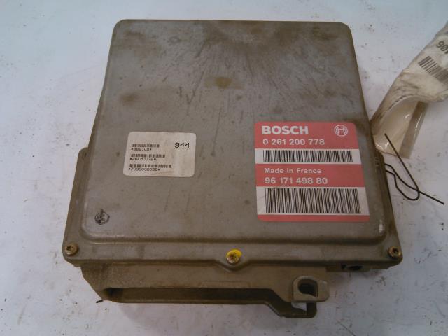 Styreenhet forgasser til Peugeot 306, 1993-1997 (Fase 1)  (BOSCH|0261200778)