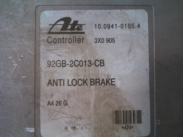 Styreenhet ABS til Ford Scorpio 1992-1994  (92GB-2C013-CB|)